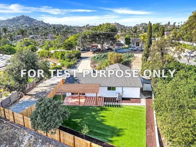 Demo/Test Data 10183 Madrid Way, Spring Valley, CA 91977