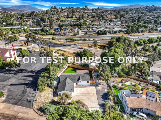 Demo/Test Data 10183 Madrid Way, Spring Valley, CA 91977