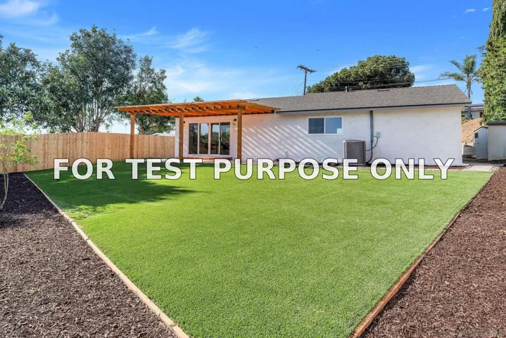 Demo/Test Data 10183 Madrid Way, Spring Valley, CA 91977