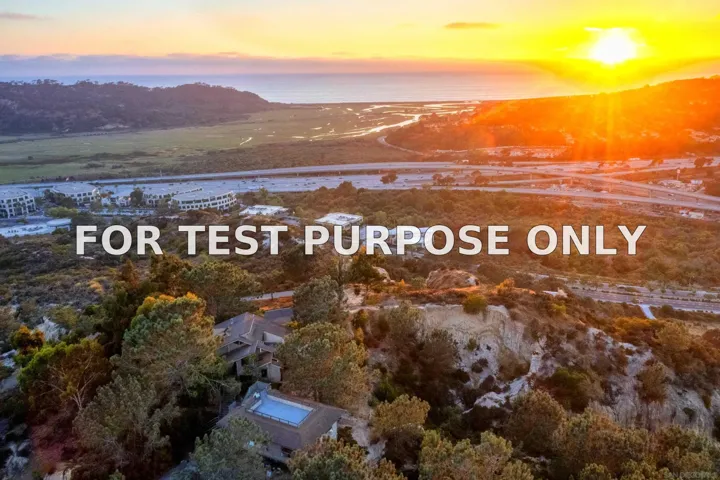 Demo/Test Data 3811 Via Del Mar, San Diego, CA 92130
