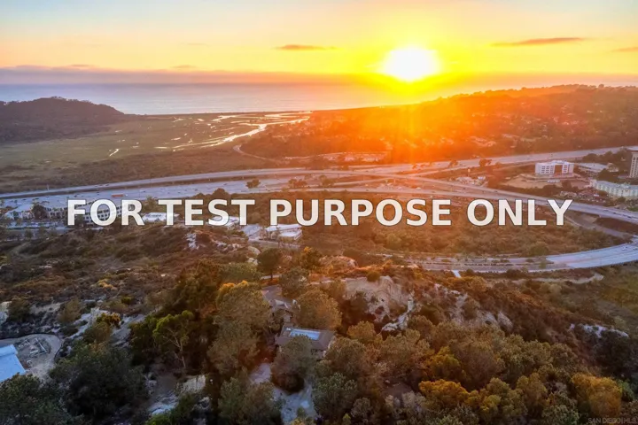 Demo/Test Data 3811 Via Del Mar, San Diego, CA 92130