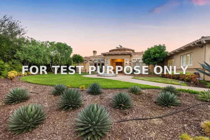 Demo/Test Data 4695 Rancho Verde Trl, San Diego, CA 92130