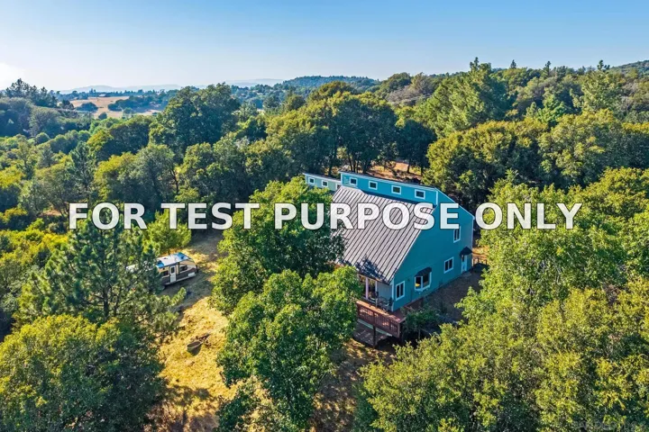 Demo/Test Data 4718 Belvedere Dr, Julian, CA 92036