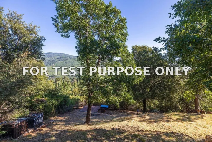Demo/Test Data 4718 Belvedere Dr, Julian, CA 92036