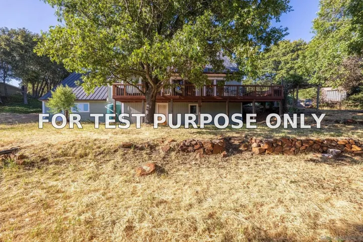 Demo/Test Data 4718 Belvedere Dr, Julian, CA 92036