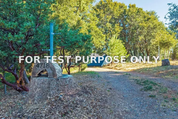 Demo/Test Data 4718 Belvedere Dr, Julian, CA 92036