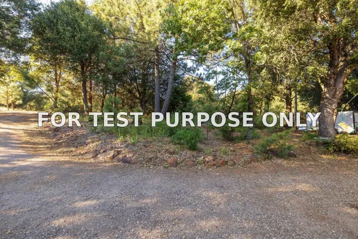 Demo/Test Data 4718 Belvedere Dr, Julian, CA 92036