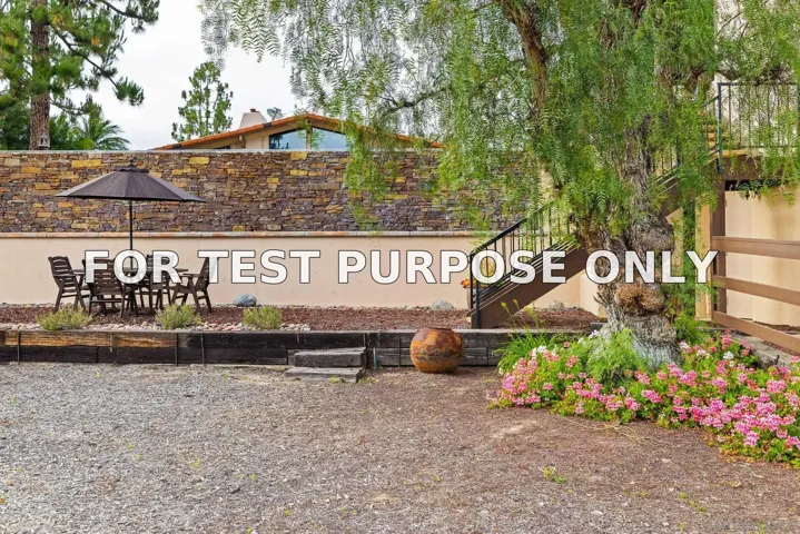 Demo/Test Data 16822 Zumaque, Rancho Santa Fe, CA 92067