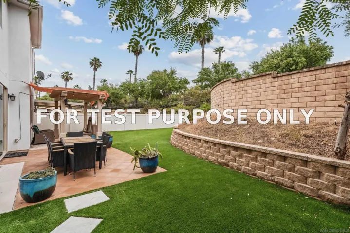 Demo/Test Data 5031 Ballast Lane, San Diego, CA 92154