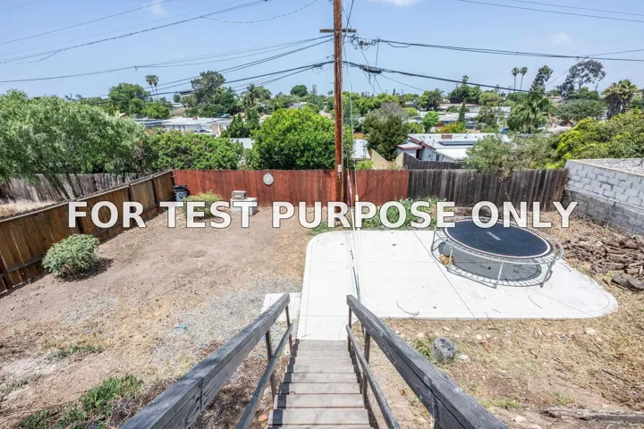 Demo/Test Data 1002 Cuyamaca Ave, Chula Vista, CA 91911