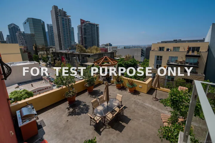 Demo/Test Data 1601 India Unit 207, San Diego, CA 92101