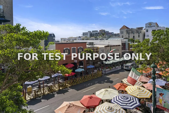 Demo/Test Data 1601 India Unit 207, San Diego, CA 92101