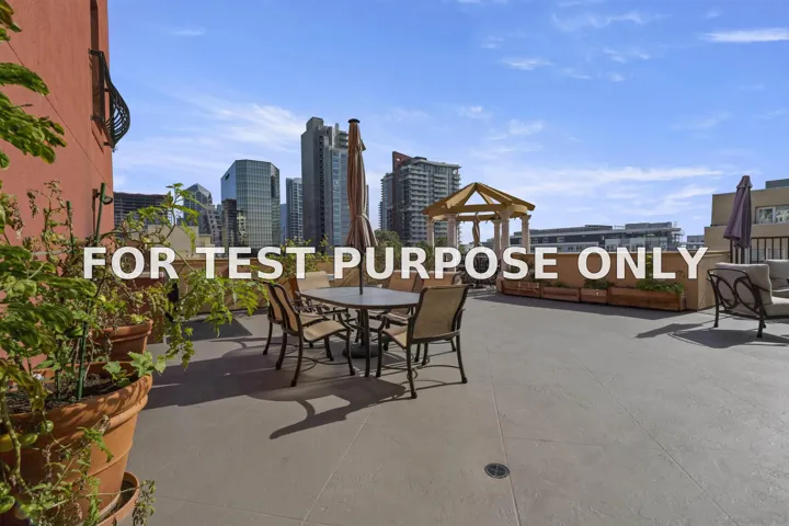 Demo/Test Data 1601 India Unit 207, San Diego, CA 92101
