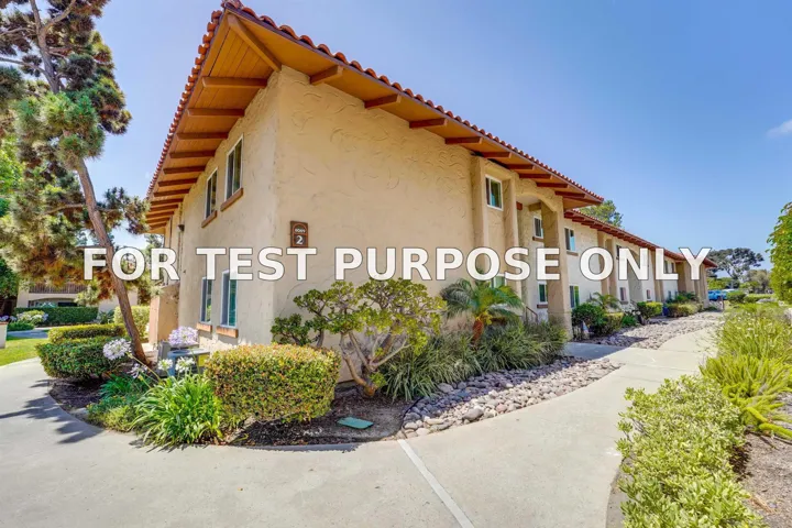 Demo/Test Data 6069 Rancho Mission Rd Unit 105, San Diego, CA 92108
