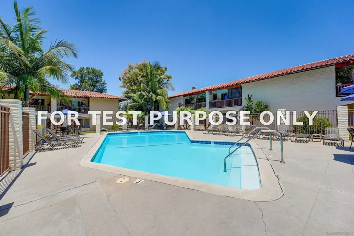 Demo/Test Data 6069 Rancho Mission Rd Unit 105, San Diego, CA 92108