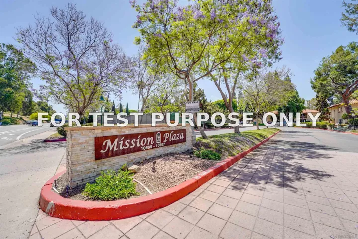 Demo/Test Data 6069 Rancho Mission Rd Unit 105, San Diego, CA 92108