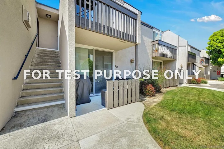 Demo/Test Data 6333 Mount Ada Unit 156, San Diego, CA 92111