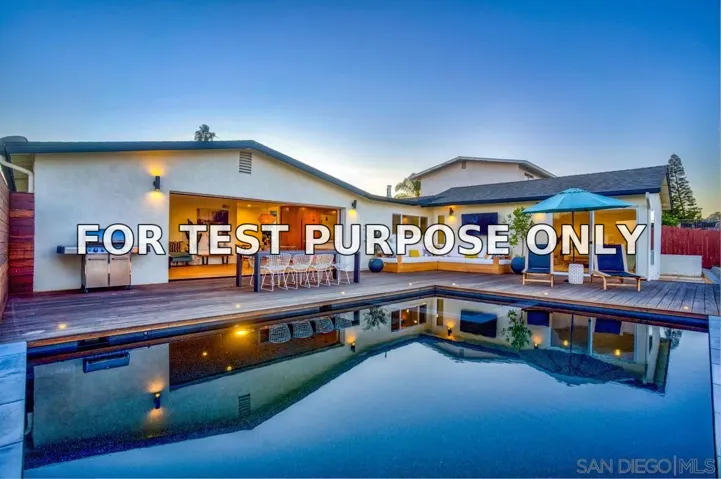 Demo/Test Data 5745 Soledad Mountain Road, La Jolla, CA 92037