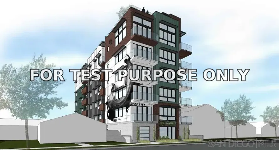 Demo/Test Data 4366 Ohio St, San Diego, CA 92104