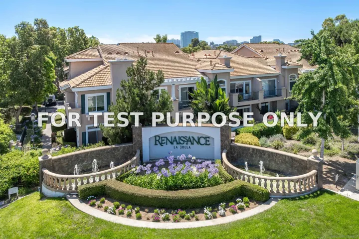Demo/Test Data 7234 Shoreline Dr Unit 153, San Diego, CA 92122