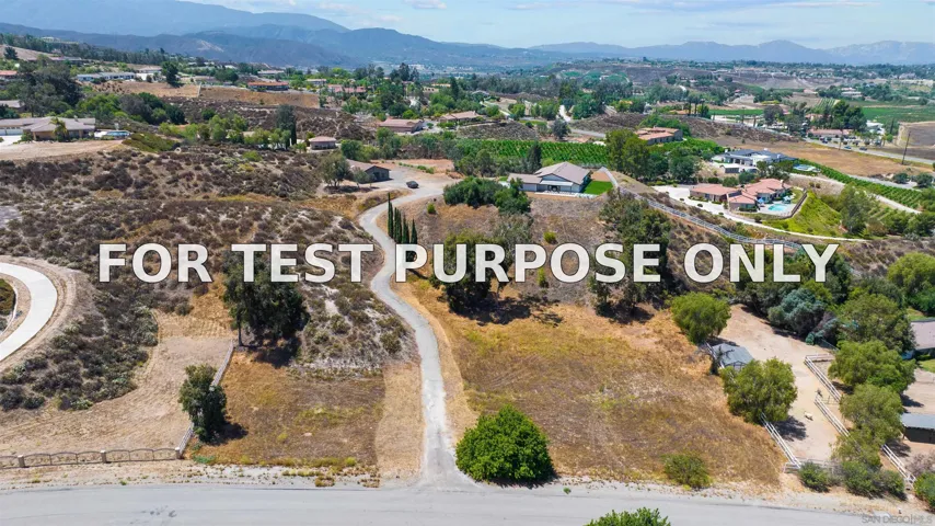 Demo/Test Data 37285 Avenida Bravura, Temecula, CA 92592