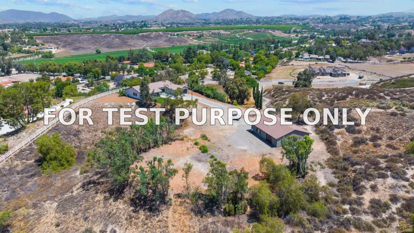 Demo/Test Data 37285 Avenida Bravura, Temecula, CA 92592