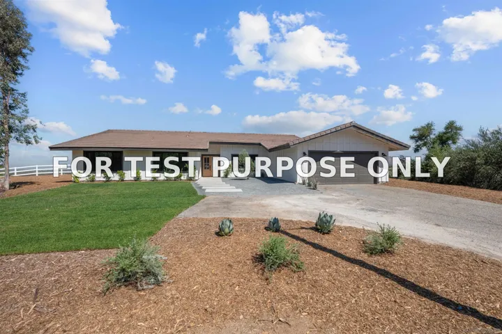 Demo/Test Data 37285 Avenida Bravura, Temecula, CA 92592