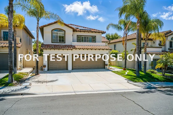 Demo/Test Data 45038 Camino Veste, Temecula, CA 92592