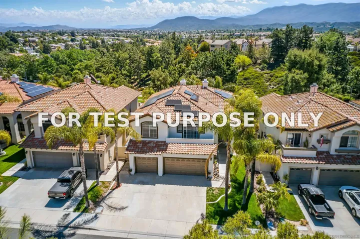 Demo/Test Data 45038 Camino Veste, Temecula, CA 92592