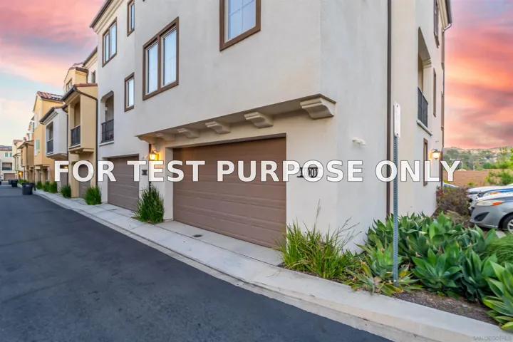 Demo/Test Data 11001 Logan Way, San Diego, CA 92129