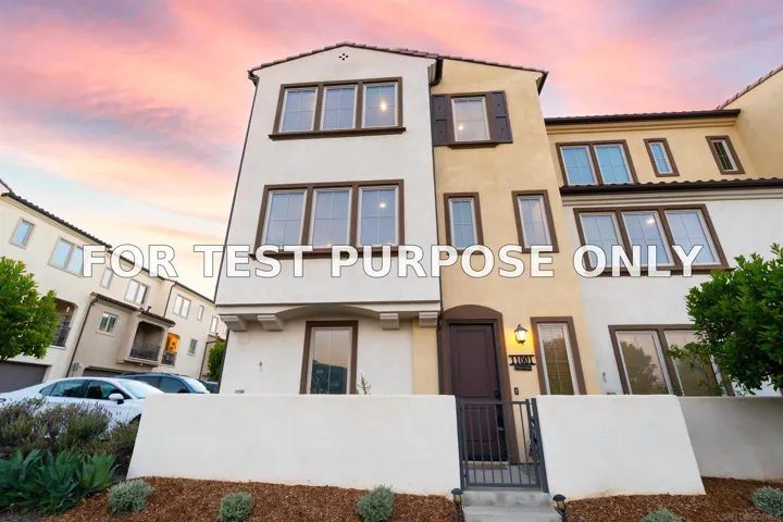 Demo/Test Data 11001 Logan Way, San Diego, CA 92129