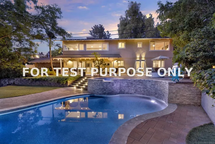 Demo/Test Data 9399 Carmichael Dr, La Mesa, CA 91941