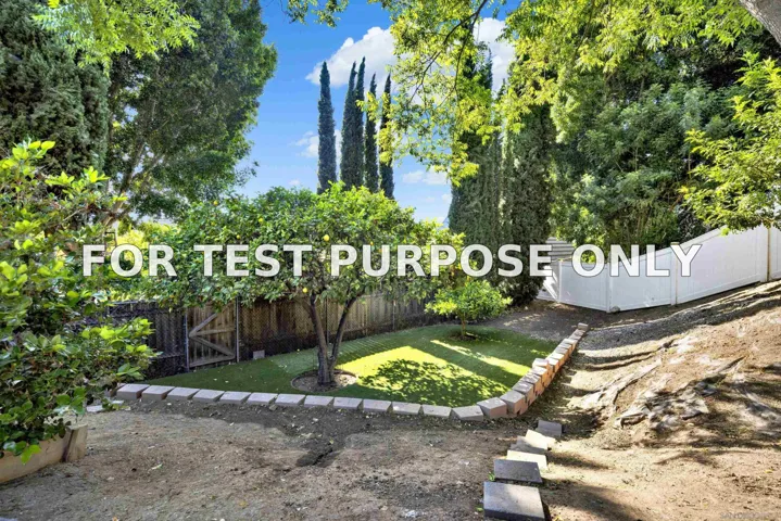 Demo/Test Data 9399 Carmichael Dr, La Mesa, CA 91941