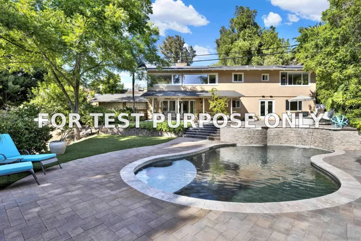 Demo/Test Data 9399 Carmichael Dr, La Mesa, CA 91941