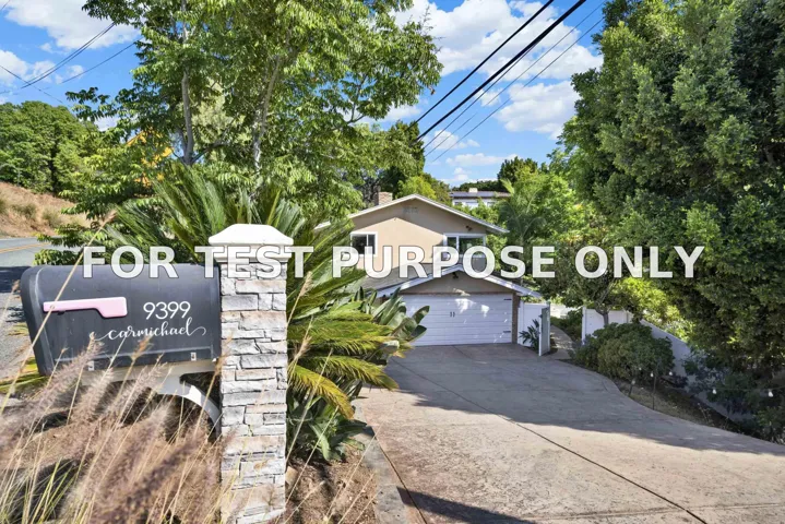 Demo/Test Data 9399 Carmichael Dr, La Mesa, CA 91941