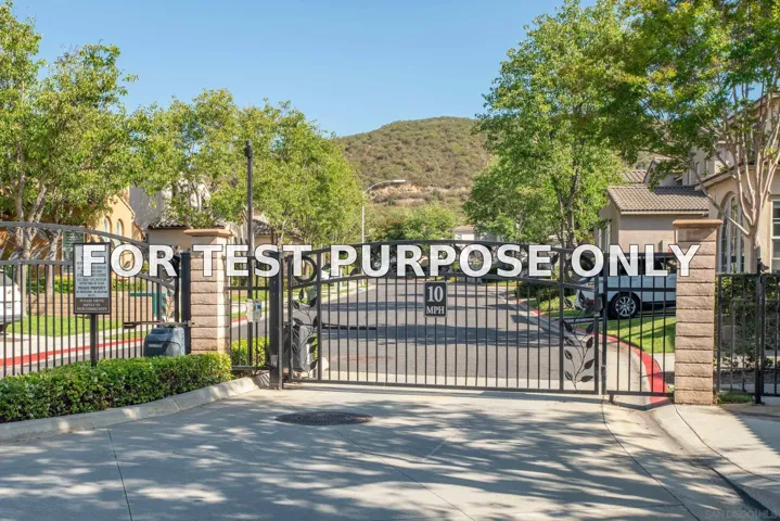 Demo/Test Data 560 Via Del Caballo, San Marcos, CA 92078