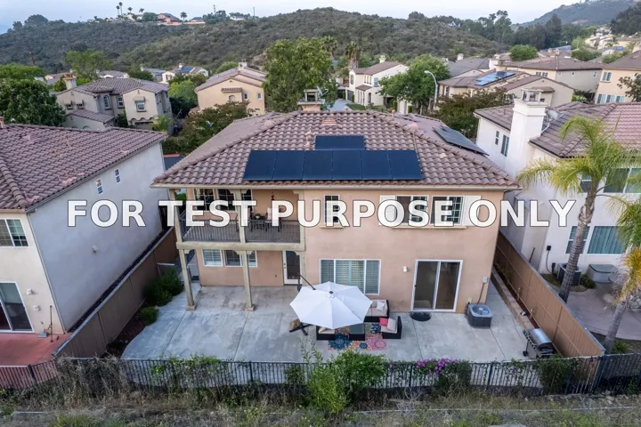 Demo/Test Data 560 Via Del Caballo, San Marcos, CA 92078