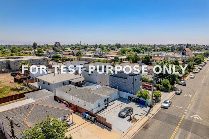 Demo/Test Data 6831-33 Amherst St., San Diego, CA 92115