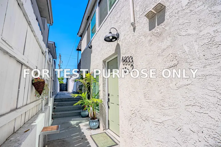 Demo/Test Data 6831-33 Amherst St., San Diego, CA 92115