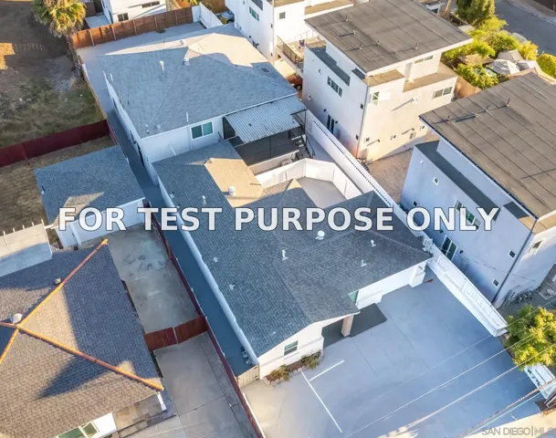 Demo/Test Data 6831-33 Amherst St., San Diego, CA 92115