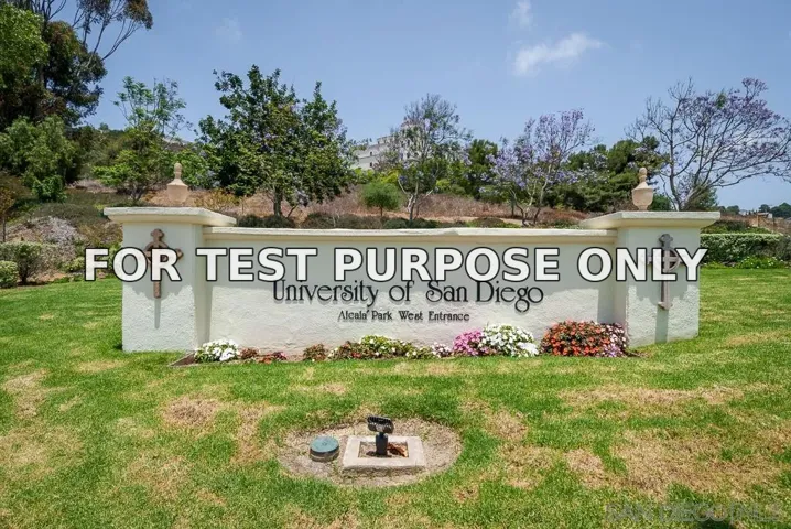Demo/Test Data 1892 Westinghouse St, San Diego, CA 92111