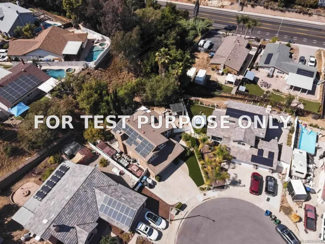 Demo/Test Data 8885 Burkshire Pl, Lakeside, CA 92040
