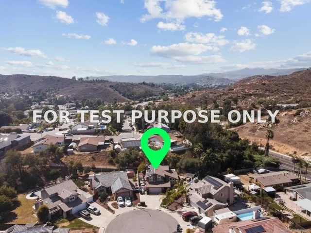 Demo/Test Data 8885 Burkshire Pl, Lakeside, CA 92040