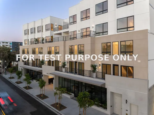 Demo/Test Data 4473 30th St Unit 214, San Diego, CA 92116