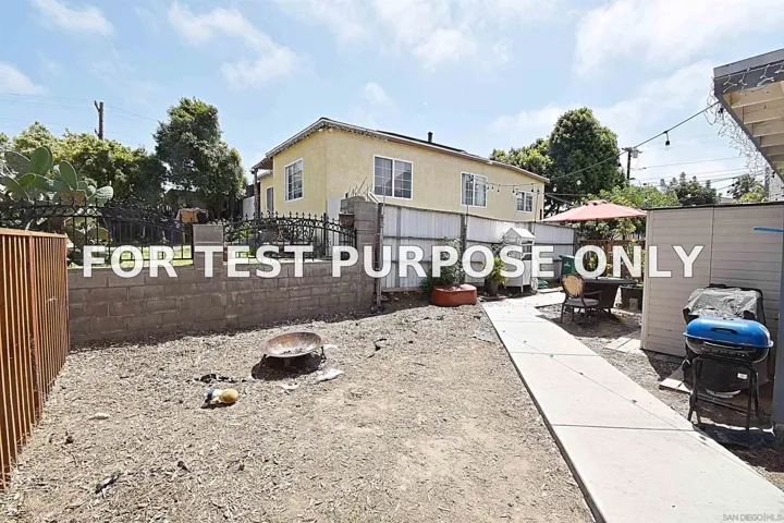 Demo/Test Data 3775 – 3779 Teak Street, SAN DIEGO, CA 92113