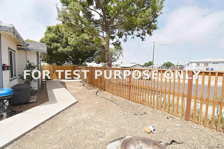 Demo/Test Data 3775 – 3779 Teak Street, SAN DIEGO, CA 92113