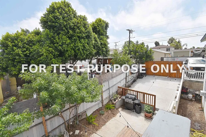Demo/Test Data 3775 – 3779 Teak Street, SAN DIEGO, CA 92113