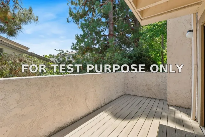 Demo/Test Data 8436 Via Sonoma Unit 67, La Jolla, CA 92037
