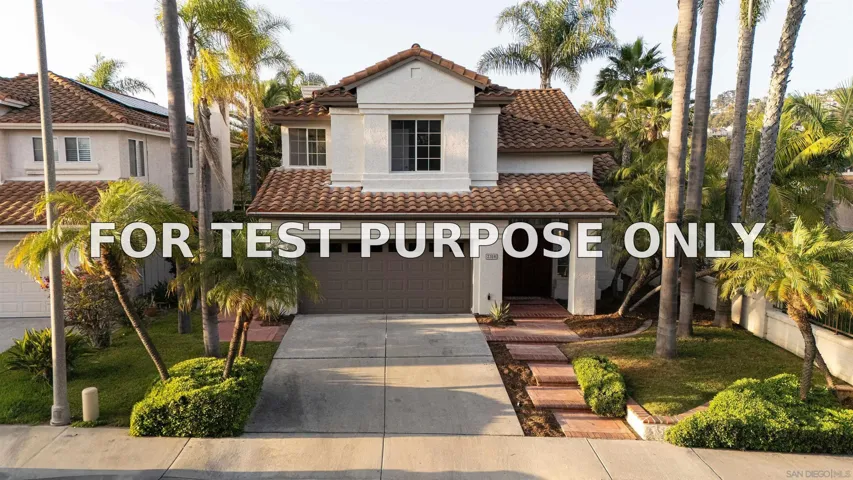 Demo/Test Data 2318 Via Villegas, Carlsbad, CA 92009