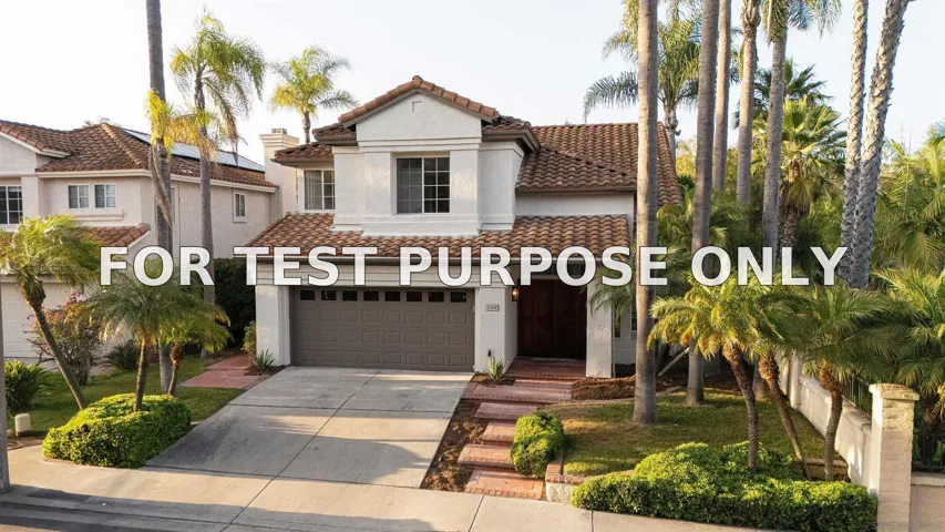 Demo/Test Data 2318 Via Villegas, Carlsbad, CA 92009